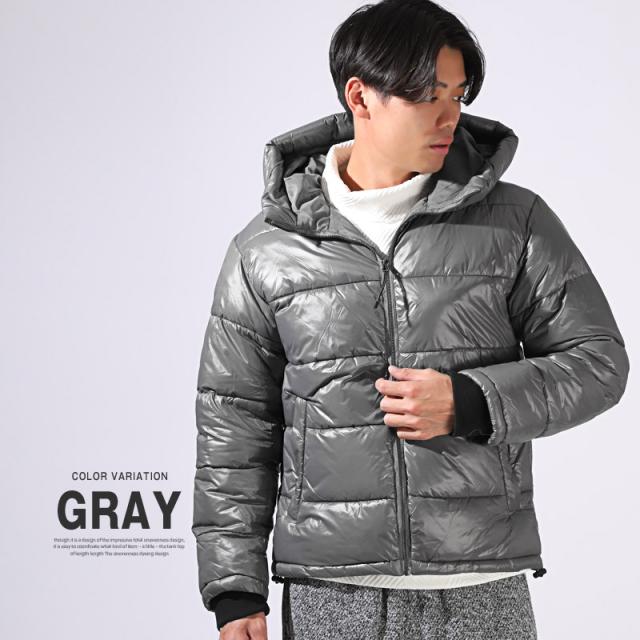 シレー加工中綿フードブルゾン・アウター・ダウンジャケット・男女兼用・ユニセックス・おしゃれ・ストリート・カジュアル・軽い・防寒 10