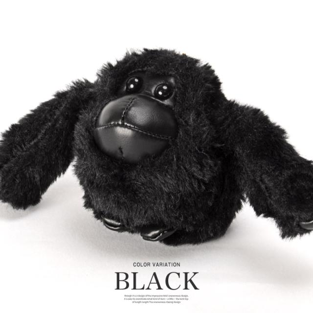 オラウータンモチーフチャーム・ぬいぐるみチャーム・ぬい・手のひらサイズ・プレゼント・ギフト・マスコット・人形・ファー・モフモフ 3