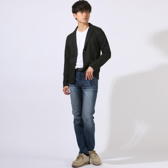 テーラードジャケット・サマージャケット・ジャケット・アウター・長袖・メンズ・ポンチ・伸縮性・シングル・2ボタン・2B・無地・細身・カジュアル・フォーマル・ビジネス・オフィス・テレワーク・春服・秋服・20代・30代・40代・50代 6