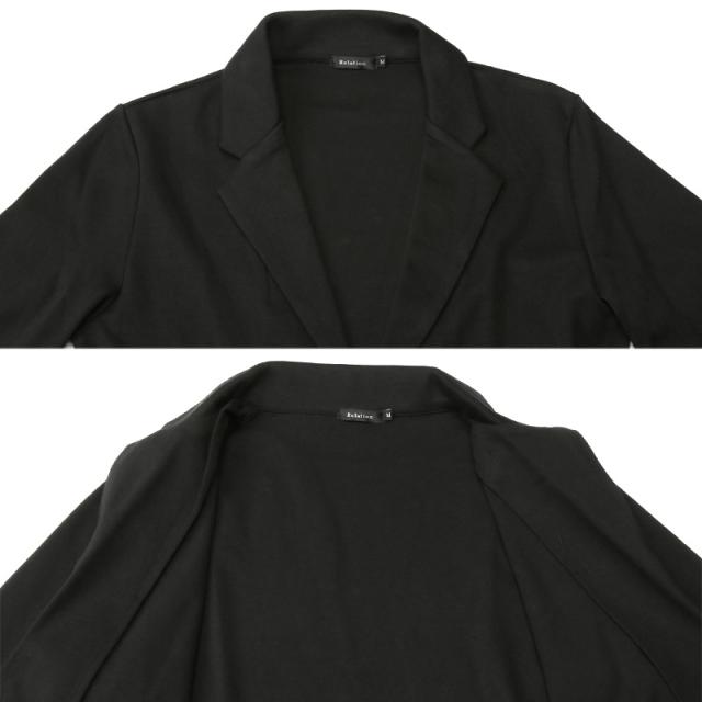 テーラードジャケット・サマージャケット・ジャケット・アウター・長袖・メンズ・ポンチ・伸縮性・シングル・2ボタン・2B・無地・細身・カジュアル・フォーマル・ビジネス・オフィス・テレワーク・春服・秋服・20代・30代・40代・50代 10