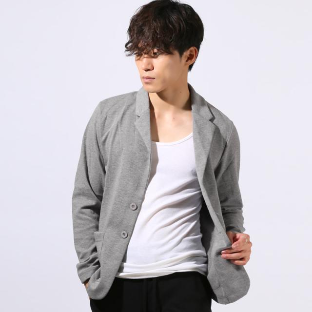 テーラードジャケット・サマージャケット・ジャケット・アウター・長袖・メンズ・ポンチ・伸縮性・シングル・2ボタン・2B・無地・細身・カジュアル・フォーマル・ビジネス・オフィス・テレワーク・春服・秋服・20代・30代・40代・50代 7