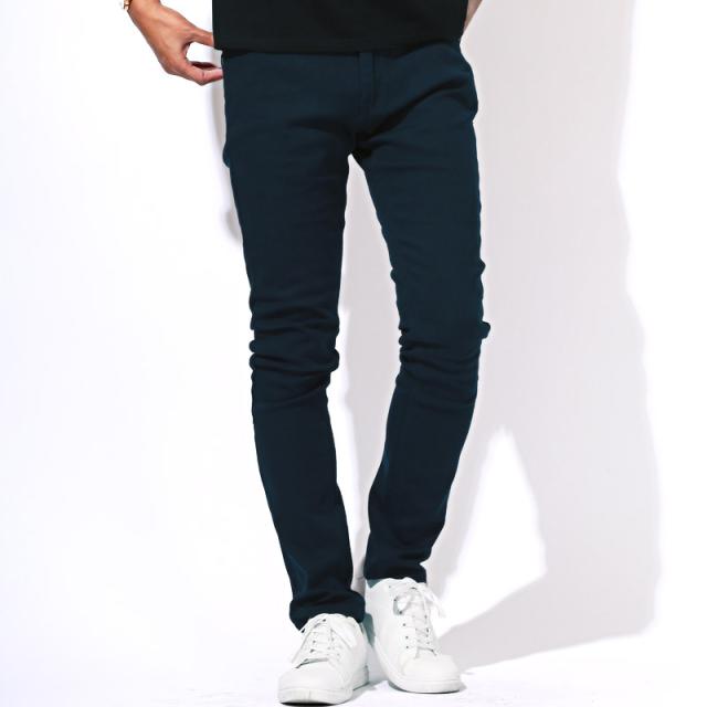 スキニーパンツ・デニムパンツ・チノパン・スリムパンツ・メンズ・スキニー・チノパン・ズボン・ボトムス・細身・脚長・美脚・カツラギデニム・ストレッチ・伸縮性・大きいサイズ・黒・白・紺・迷彩柄・カモフラージュ・ネイビー・ブラック・ホワイト・S・M・L・XL・XXL 9