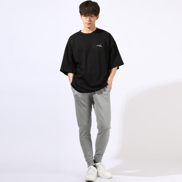 ジョガーパンツ・スウェットパンツ・イージーパンツ・メンズ・ポンチ・無地・裾リブ・大きいサイズ・ウエストゴム・ストレッチ・カジュアル・スポーティー・春服・夏服・秋服・冬服・20代・30代・40代・ゴルフ・ジム・ジョギング 12