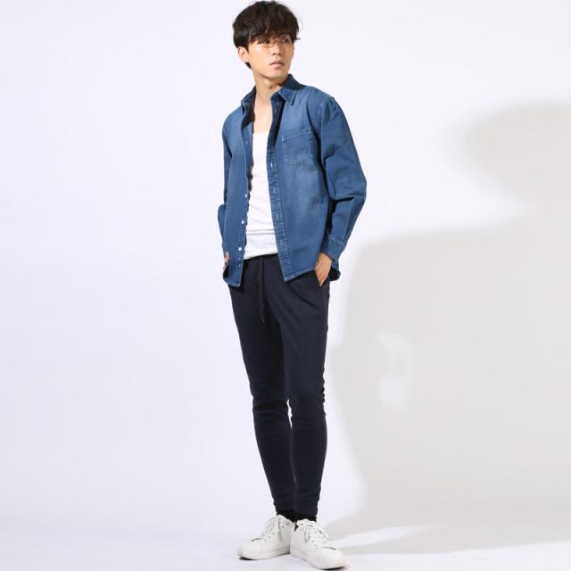 ジョガーパンツ・スウェットパンツ・イージーパンツ・メンズ・ポンチ・無地・裾リブ・大きいサイズ・ウエストゴム・ストレッチ・カジュアル・スポーティー・春服・夏服・秋服・冬服・20代・30代・40代・ゴルフ・ジム・ジョギング 8