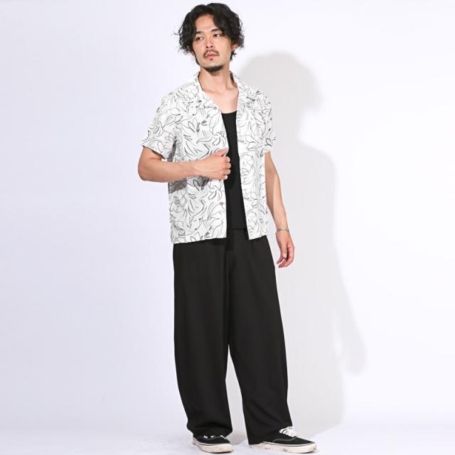 半袖シャツ・オープンカラーシャツ・アロハシャツ・柄シャツ・メンズ・レディース・大きいサイズ・サマー・総柄・ボタニカル・開襟・レーヨン・花柄・リゾート・ハワイアン・カジュアル・夏服・20代・30代・40代・50代・60代・アメカジ・ビーチ 10