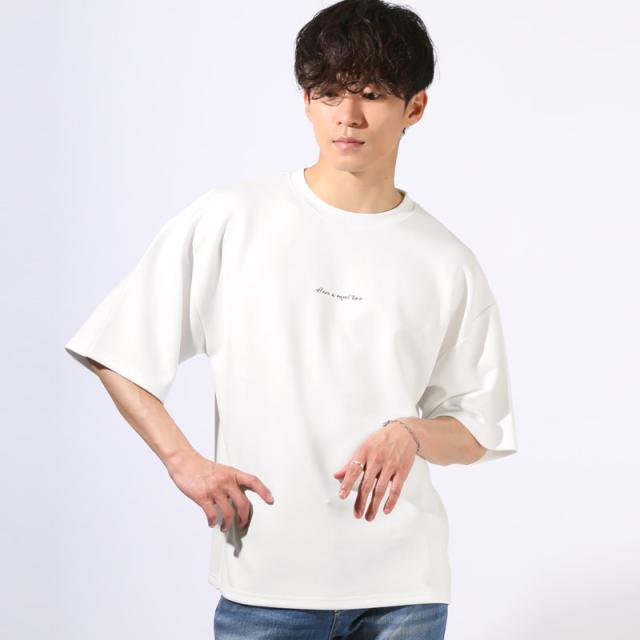 Tシャツ・半袖・トップス・カットソー・メンズ・接触冷感・クール・とろみ・バックプリント・イラスト・ロゴ・薔薇・フラワー・プリント・貼り付け・クルーネック・大きいサイズ・ビッグシルエット・カジュアル・春服・夏服・10代・20代・30代 6