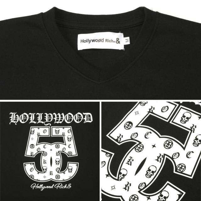 Tシャツ・トップス・メンズ・半袖・ブランド・ゴシック・ブラックレター・ロゴ・プリント・バックプリント・スリム・綿100・コットン・白T・黒T・ホワイト・ブラック・20代・30代・40代・カジュアル・ストリート・ダンス 13