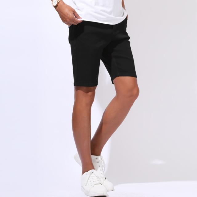 ショートパンツ・チノパン・ショーツ・ボトムス・メンズ・接触冷感・涼しい・クール・膝上・スリム・細身・無地・ストレッチ・伸縮性・レーヨン・ナイロン・ポケット・春服・夏服・20代・30代・40代・50代・ラグスタイル・シンプル・キレイめ 10