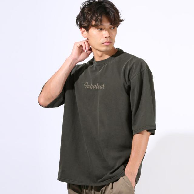 Tシャツ・半袖・メンズ・レディース・半袖Tシャツ・トップス・ピグメント・ハードウォッシュ・ウォッシュ加工・ガール・イラスト・プリント・ロゴ・オーバーサイズ・大きいサイズ・クルーネック・カジュアル・ストリート・ユニセックス 8
