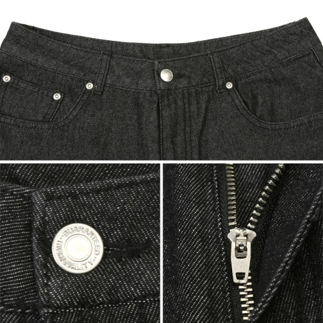 デニムパンツ・ワイドパンツ・テーパードパンツ・メンズ・大きいサイズ・リラックスシルエット・カジュアル・ケミカル・ワンウォッシュ・ヴィンテージ・無地・通年・オールシーズン・ボトムス・ユーズド加工・ストリート 13