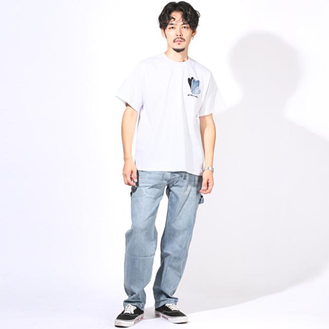 デニムパンツ・ペインターパンツ・ワイドパンツ・メンズ・ワークパンツ・ストレッチデニム・ユニセックス・ワークテイスト・ハンマーループ・リラックスシルエット・カジュアルボトム・大きいサイズ・伸縮性・無地・ポケット・通年・オールシーズン・ブルー・インディゴ 8