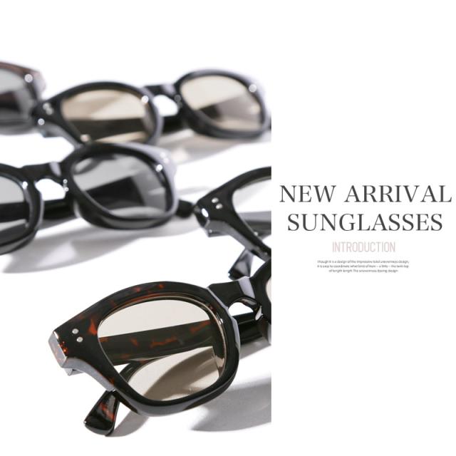 サングラス・メンズ・レディース・ユニセックス・UVカット・紫外線対策・ウェリントン・度なし・小顔効果・伊達眼鏡・黒縁・デミ・クリアフレーム・クリアレンズ・カラーレンズ・おしゃれ・プレゼント・ギフト・アクセ・モデル・リゾート 2