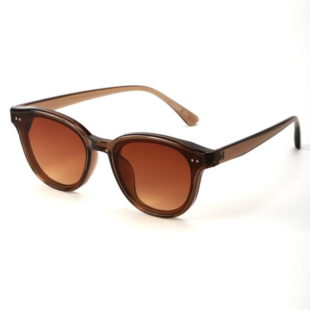 サングラス・メンズ・レディース・ボスリントンサングラス・ユニセックス・UVカット・紫外線カット・ボストンサングラス・ウェリントンサングラス・カラーレンズ・クリアフレーム・小顔・おしゃれ・トレンド・度なし・夏・春・秋・冬・通年・アイウェア・イエベ・ブルベ 7