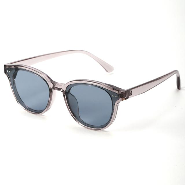 サングラス・メンズ・レディース・ボスリントンサングラス・ユニセックス・UVカット・紫外線カット・ボストンサングラス・ウェリントンサングラス・カラーレンズ・クリアフレーム・小顔・おしゃれ・トレンド・度なし・夏・春・秋・冬・通年・アイウェア・イエベ・ブルベ 8