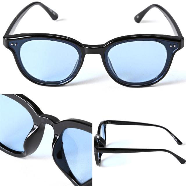 サングラス・メンズ・レディース・ボスリントンサングラス・ユニセックス・UVカット・紫外線カット・ボストンサングラス・ウェリントンサングラス・カラーレンズ・クリアフレーム・小顔・おしゃれ・トレンド・度なし・夏・春・秋・冬・通年・アイウェア・イエベ・ブルベ 10