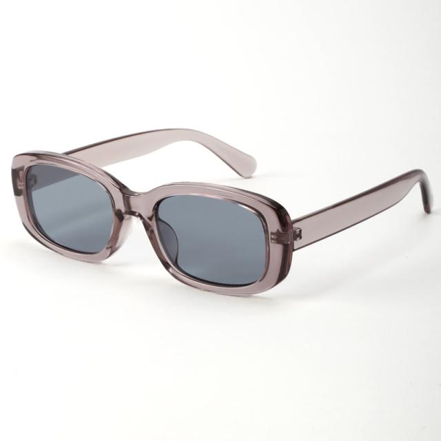 サングラス・メンズ・レディース・スクエアサングラス・ユニセックス・UVカット・紫外線カット・スクエアフレーム・クリアフレーム・スタイリッシュ・太フレーム・四角・横長・小顔・韓国ファッション・モード・おしゃれ・トレンド・度なし・夏・春・秋・冬・通年 7