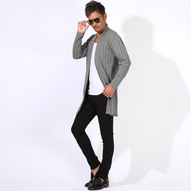 へリンボーン ジャガード編み 総柄 無地 スリム 細身 ストレッチ 伸縮性 シンプル【ヘリンボーンニットソーショールガウン】 aa-3671 へリンボーン ジャガード編み 総柄 無地 スリム 細身 ストレッチ 伸縮