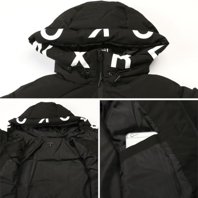中綿ジャケット・ブルゾン・メンズ・フェイクダウン・暖か・あったか・撥水・防風・フード付き・ロゴ・プリント・大きいサイズ・厚手・防寒・アウトドア・登山・おしゃれ・秋服・冬服・ユニセックス・カジュアル・ストリート 12