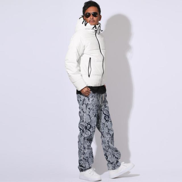 中綿ジャケット・ブルゾン・メンズ・フェイクダウン・暖か・あったか・撥水・防風・フード付き・ロゴ・プリント・大きいサイズ・厚手・防寒・アウトドア・登山・おしゃれ・秋服・冬服・ユニセックス・カジュアル・ストリート 10