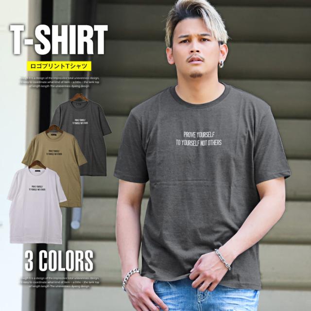 Tシャツ メンズ 半袖 ロゴ プリント クルーネック メンズTシャツ 半袖Tシャツ カットソー プリントTシャツ トップス 英字ロゴ ホワイト ベージュ チャコール カジュアル アメカジ サーフ 夏 ビター系 BITTER aa-1489 1