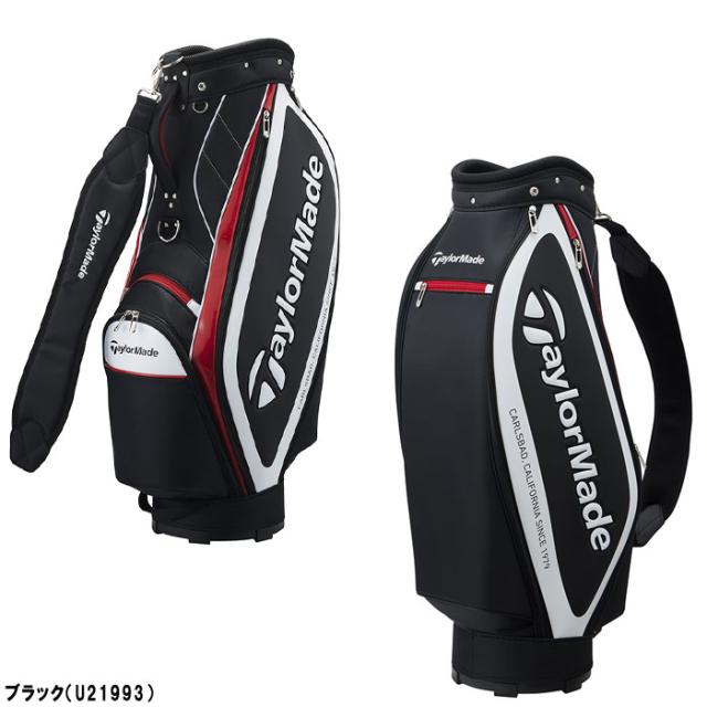 TaylorMade テーラーメイド エナメル キャディバッグ９型 超美品！ TaylorMade テーラーメイド エナメル キャディバッグ9型 超美品