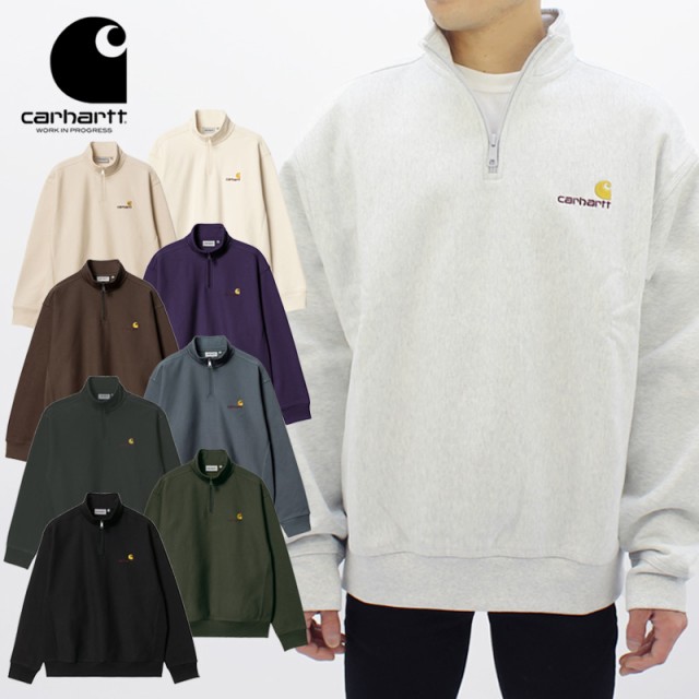 A/W carhartt WIP カーハート ハーフジップ スウェット L