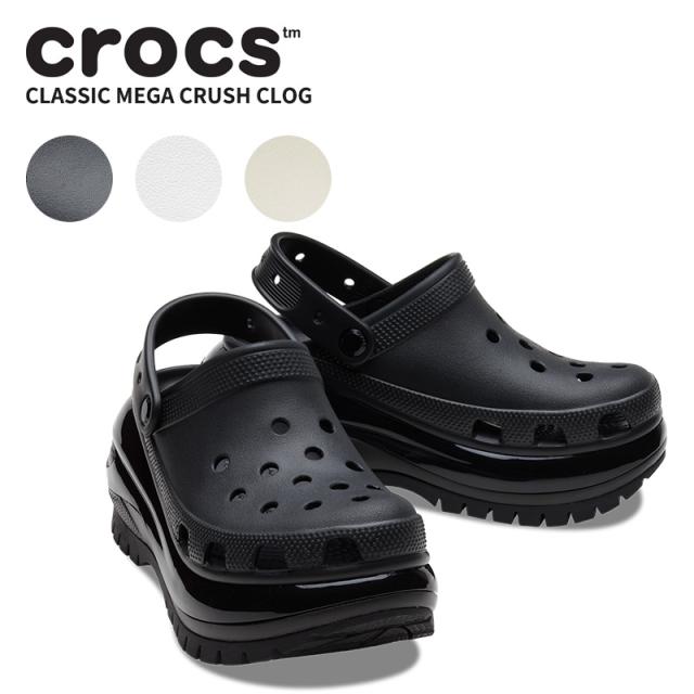 『crocs』 クロックス (23cm) クラシック メガクラッシュ サンダル セール】クロックス crocs サンダル クラシック メガ クラッシュ