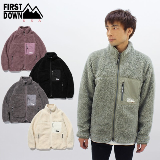 ファーストダウン(First Down) ボア フリース ジャケット BOA FLEECE