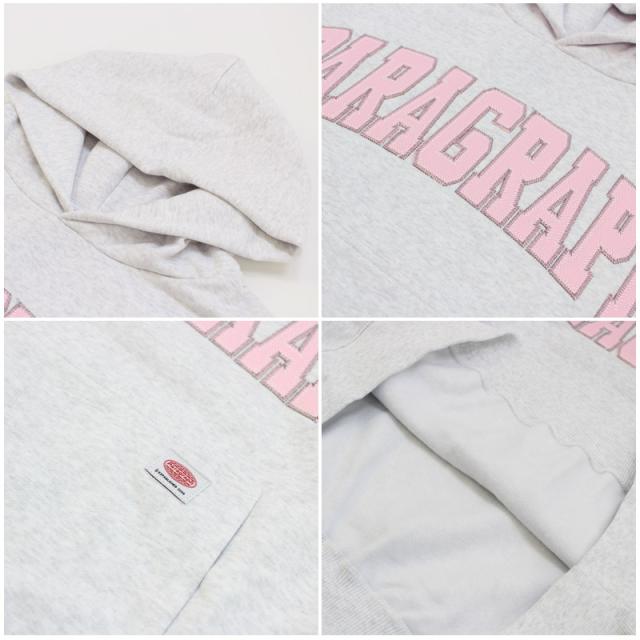 パラグラフ paragraph ARCH LOGO HOODIE NO.08-014 アーチ ロゴ フーディー パーカー メンズ レディース カットソー no-08-014