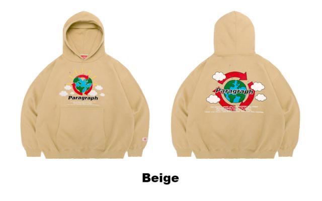 パラグラフ paragraph EARTH CLOUD HOODIE NO.08-018 アース クラウド フーディー パーカー メンズ レディース トップス no-08-018