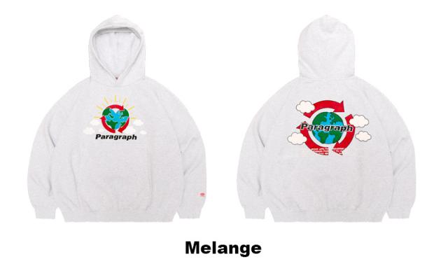 パラグラフ paragraph EARTH CLOUD HOODIE NO.08-018 アース クラウド フーディー パーカー メンズ レディース トップス no-08-018