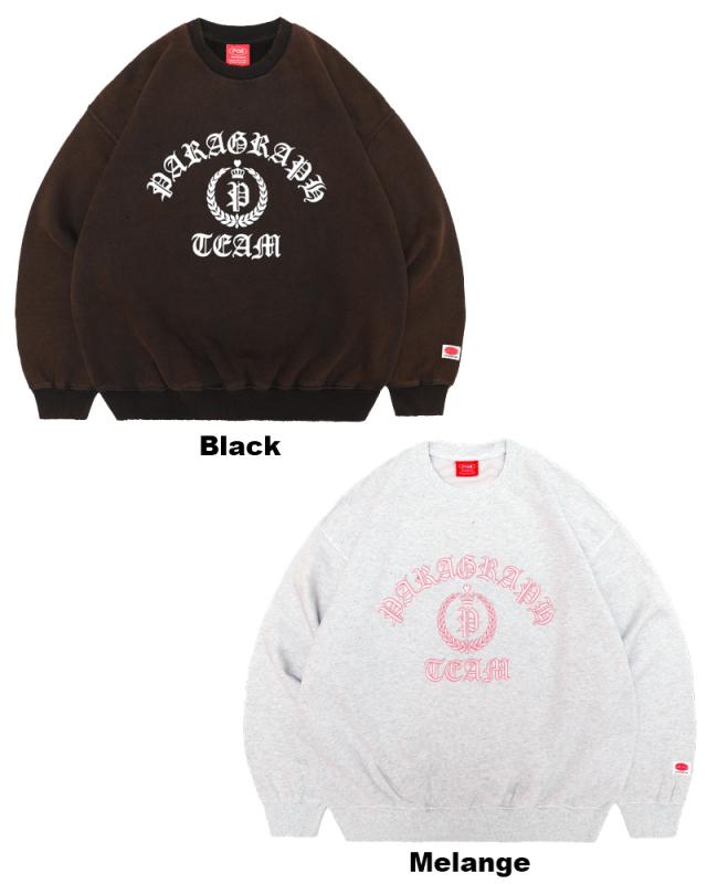 パラグラフ paragraph CLOISTER BLACK LOGO CREW SWEAT NO.08-027 ロゴ クルー スウェット トレーナー メンズ レディース カットソー no-08-027