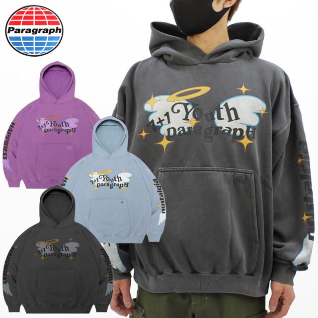 パラグラフ paragraph ANGEL WINGS HOODIE NO.08-052 エンジェル ウィング フーディー パーカー メンズ レディース カットソー no-08-052