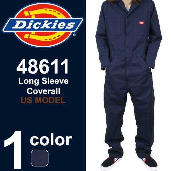 ゆうパケット対象外※Dickies Long Sleeve Coveralls ディッキーズ