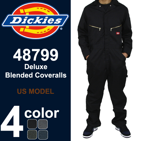 ※ゆうパケット対象外※Dickies Deluxe Blended Coveralls ディッキーズ 長袖 カバーオール つなぎ≪4879/