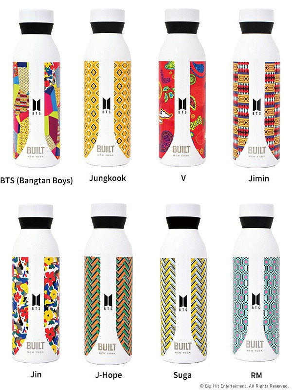 BTS×BUILT ボトル 532ml 保冷 保温 水筒 ステンレスボトル