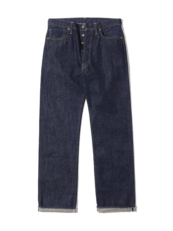 BUZZ RICKSON'S バズリクソンズ デニム パンツ メンズ レディース ジーンズ ストレート WORLD WAR II WAIST OVERALLS 第二次世界大戦 大戦モデル 13.6oz BR43041