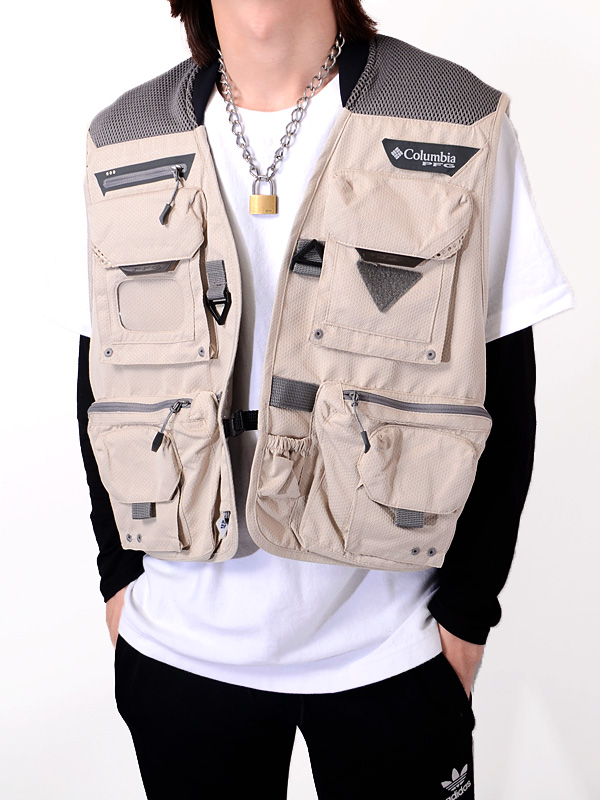 クリアランス売り のベスト Columbia フィッシングベスト 渓流 V おしゃれ Henrys コロンビア 通販 ベスト メッシュ V レディース メンズ 春夏秋冬 大きいサイズ Fork Vest ショッピング本物 の
