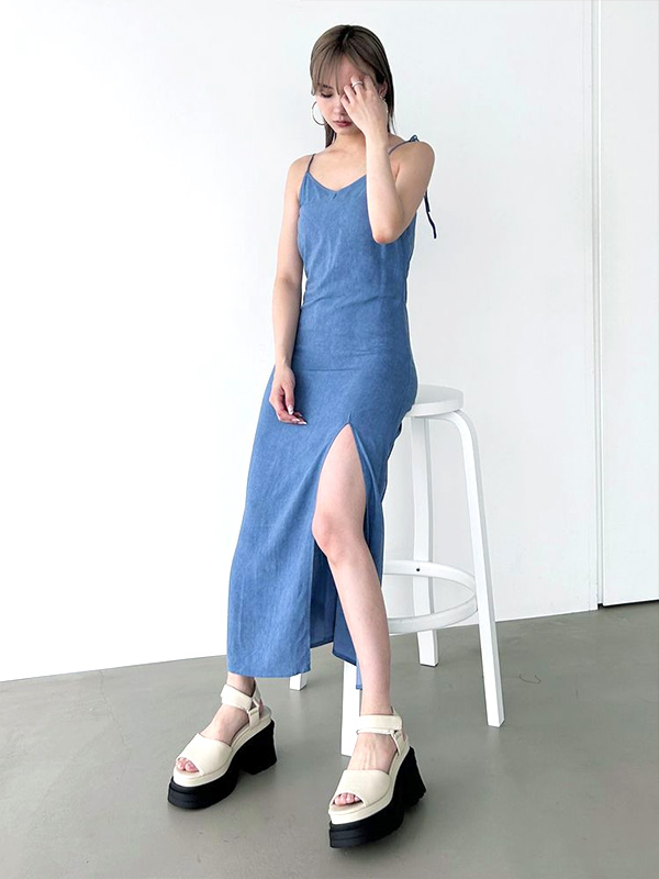 EMODA エモダ サンダル 厚底 レディース 厚底サンダル 8.5cm おしゃれ かわいい ブランド シンプル ヒール タンクラバーサンダル ヒールサンダル 脚長 042341870001