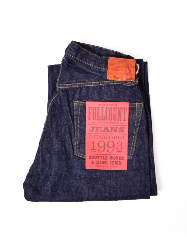 FULLCOUNT フルカウント ジーンズ デニム パンツ メンズ レディース 0105 0105w 13.7oz オンス ワイド ワイドストレート ジンバブエコットン セルビッチ 0105