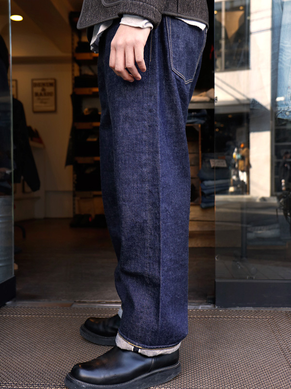 FULLCOUNT フルカウント ジーンズ デニム パンツ メンズ レディース 0105 0105w 13.7oz オンス ワイド ワイドストレート ジンバブエコットン セルビッチ 0105