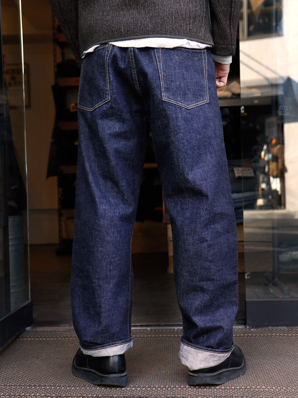 FULLCOUNT フルカウント ジーンズ デニム パンツ メンズ レディース 0105 0105w 13.7oz オンス ワイド ワイドストレート ジンバブエコットン セルビッチ 0105