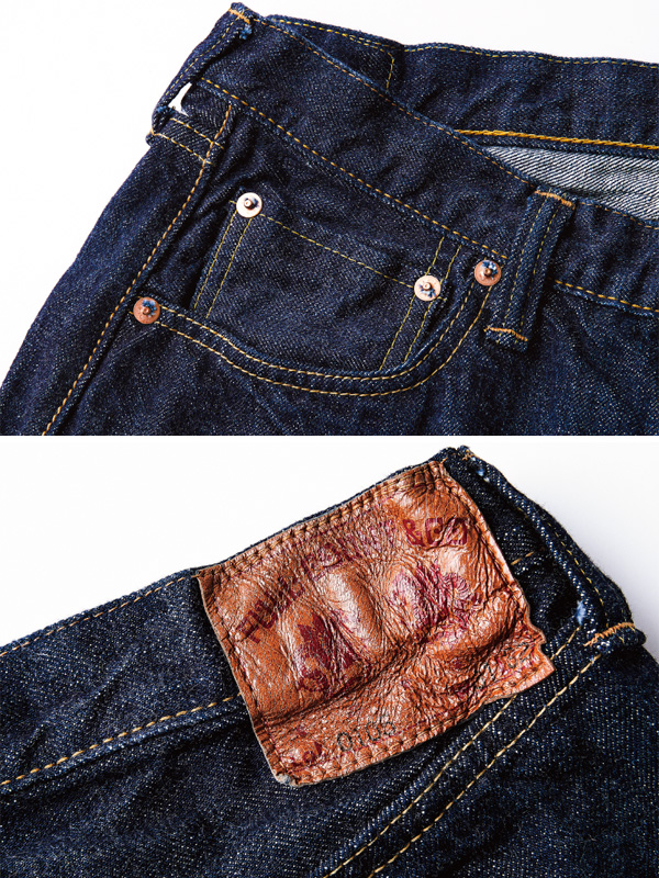 FULLCOUNT フルカウント ジーンズ デニム パンツ メンズ レディース 0105 0105w 13.7oz オンス ワイド ワイドストレート ジンバブエコットン セルビッチ 0105