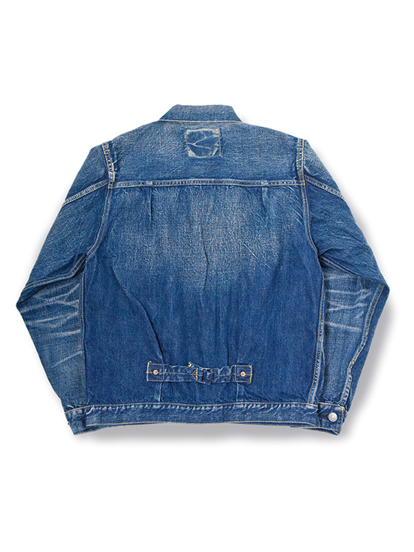 FULLCOUNT フルカウント デニム ジャケット メンズ レディース Gジャン 1st モデル More Than Real エイジング加工 13.7oz Type1 Denim Jacket 日本製 2016-2107
