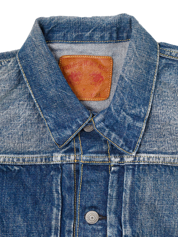 FULLCOUNT フルカウント デニム ジャケット メンズ レディース Gジャン 1st モデル More Than Real エイジング加工 13.7oz Type1 Denim Jacket 日本製 2016-2107