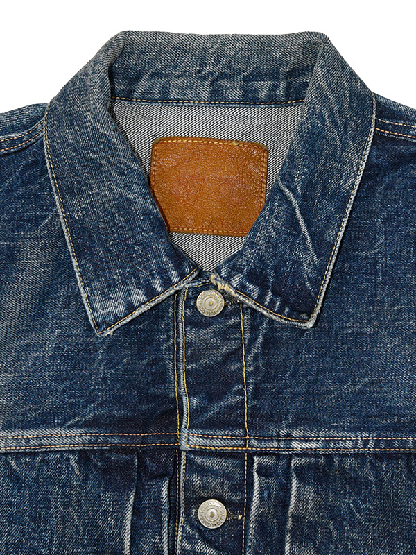 FULLCOUNT フルカウント デニム ジャケット メンズ レディース Gジャン 2nd モデル Fear Of The Dark エイジング加工 15.5oz Type 2 Denim Jacket 2050-2102