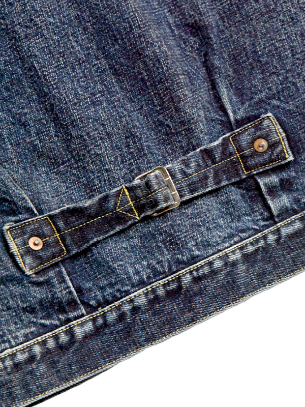 FULLCOUNT フルカウント デニム ジャケット メンズ レディース Gジャン 1st モデル Fear Of The Dark エイジング加工 15.5oz Type1 Denim Jacket 2050-2107