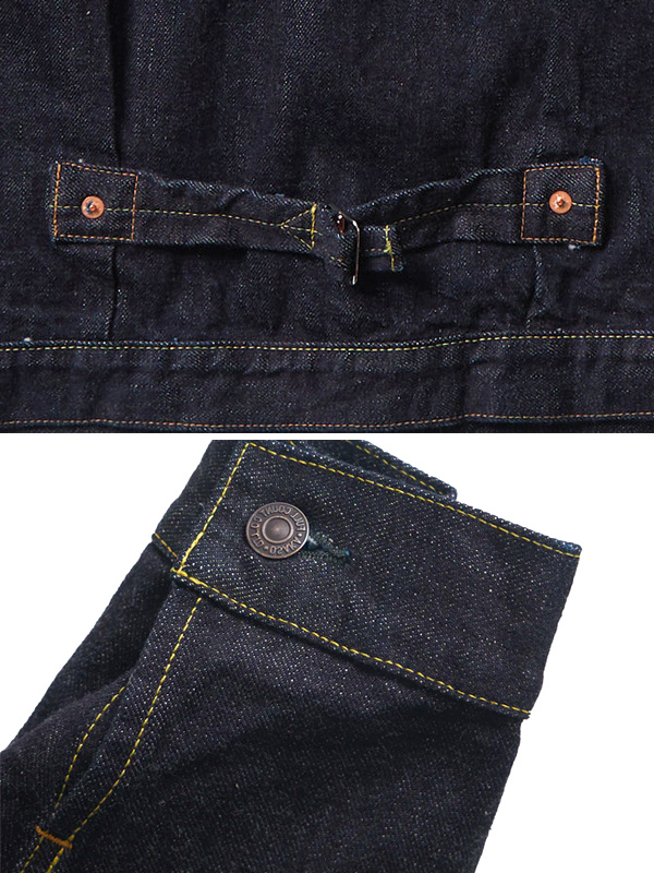 FULLCOUNT フルカウント デニム ジャケット メンズ レディース Gジャン 1st モデル 15.5oz Type 1 Denim Jacket Heavy Oz タイプ 1 2107XX