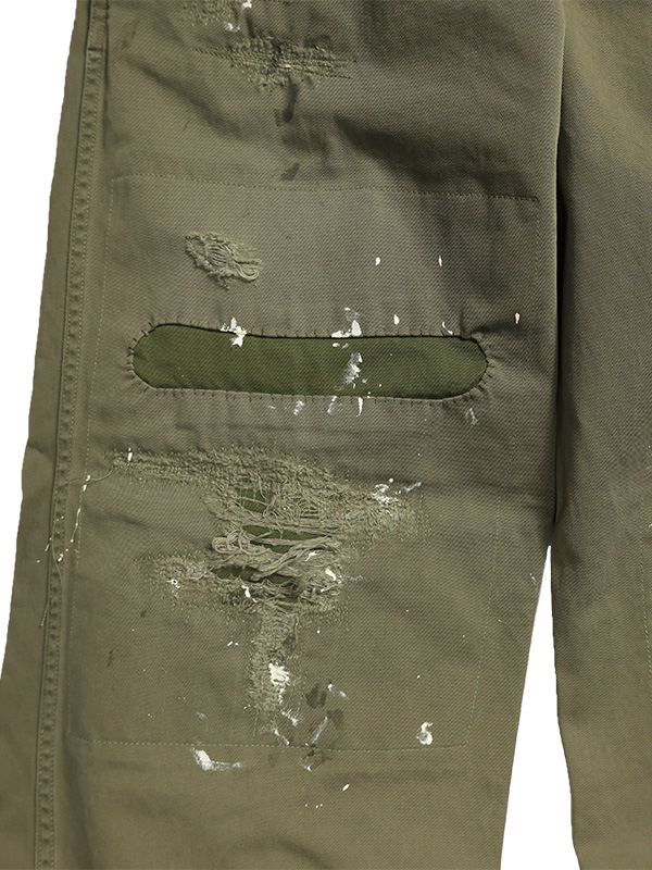 FULLCOUNT フルカウント チノパン 米国陸軍 41カーキ 1940年代 スラッシュポケット ワイド ワーク 1201HW U.S.Army Chino 41 Khaki ”Freedom Fighter ミリタリー