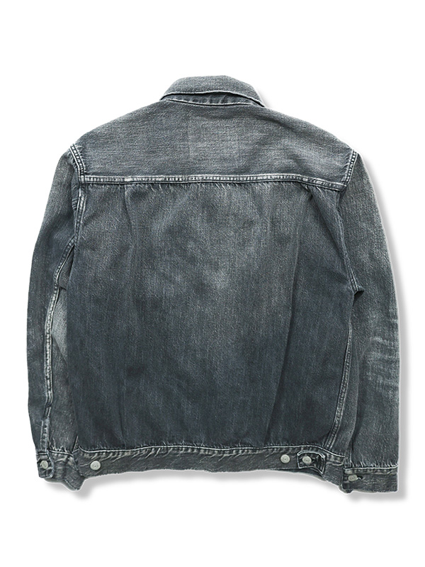 FULLCOUNT 2102SS Dartford フルカウント デニム ジャケット Gジャン 2nd モデル エイジング加工 11.5oz Type 2 Black Denim Jacket Dartford 11.5オンス 2102BKSSHW